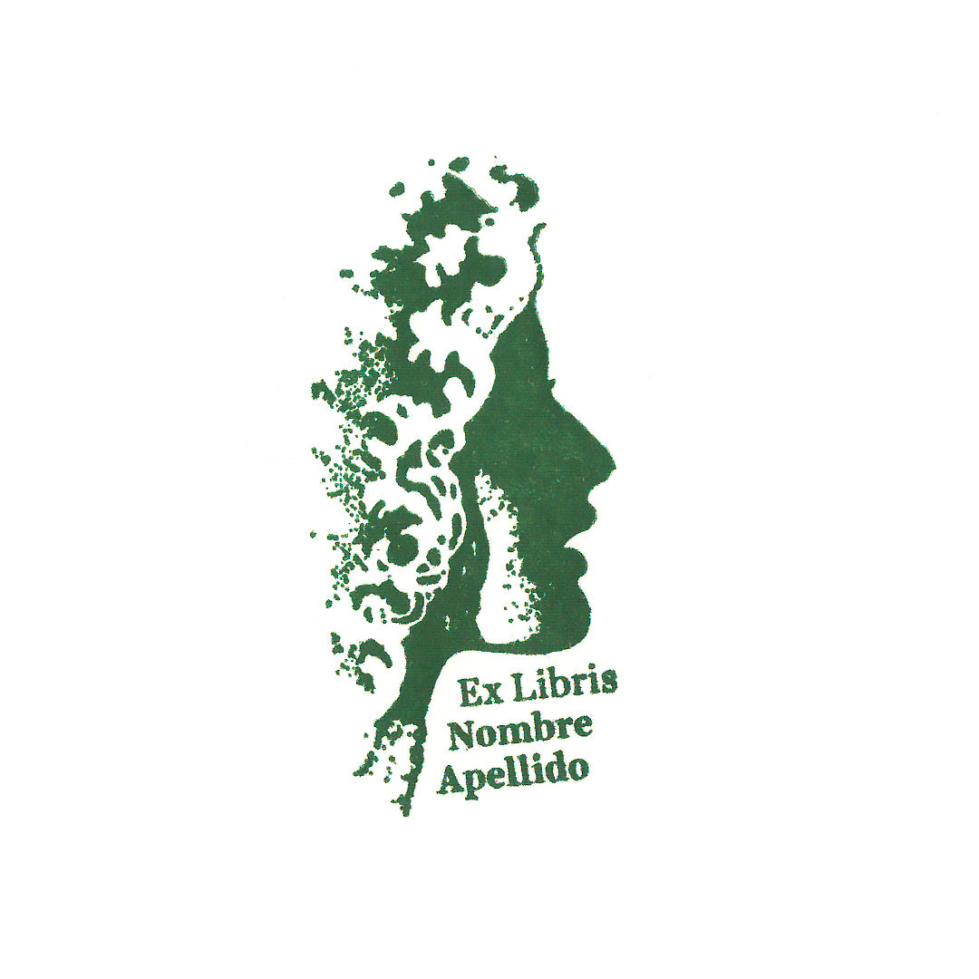 Ex-libris "Mujer Vegetal"